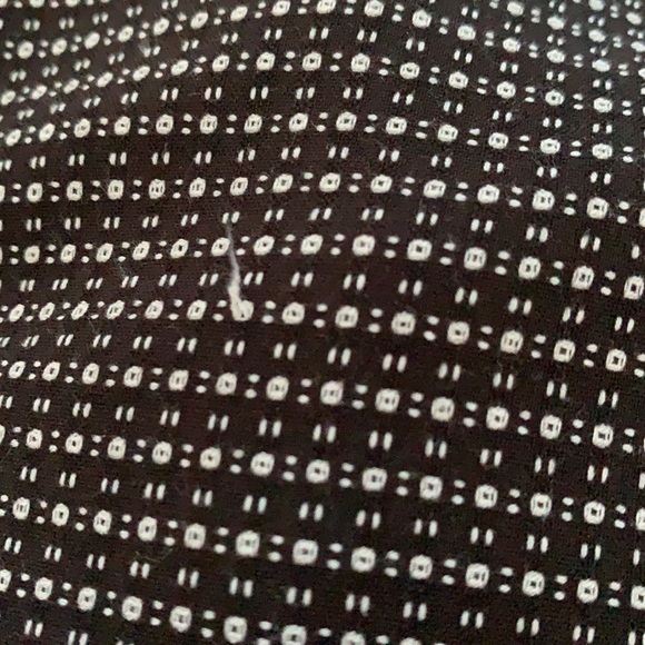 THE LIMITED Black and White Tiny Polka Dot Pattern Pencil Skirt - Picture 6 of 7
